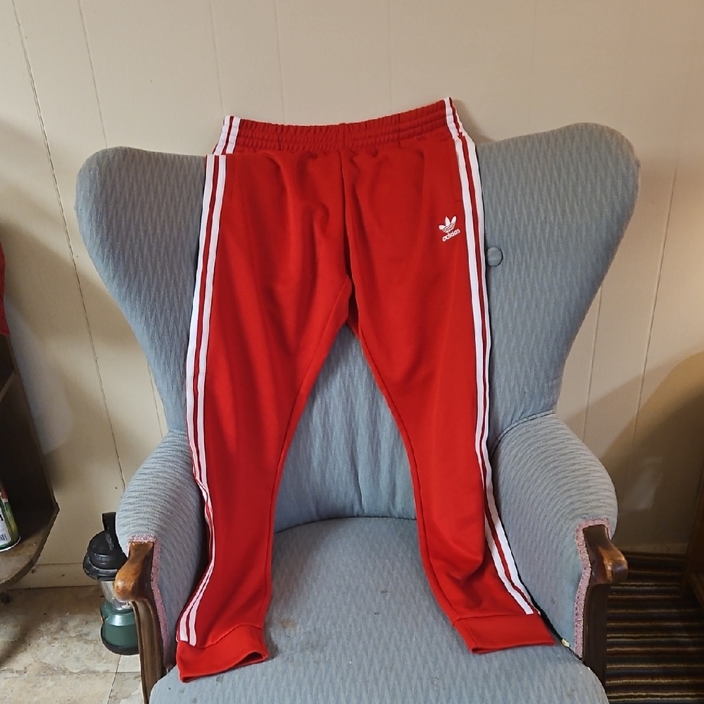 Adidas Red Joggers